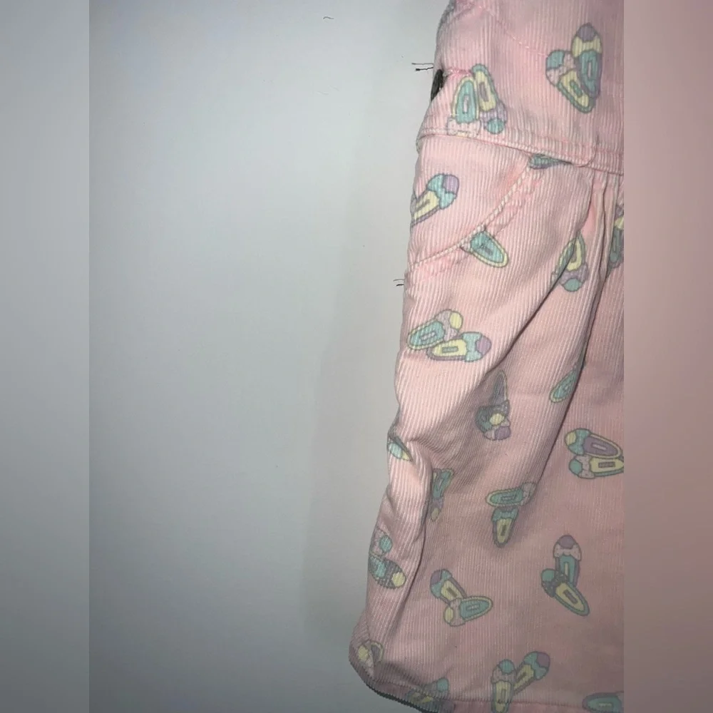 Vintage Oshkosh Corduroy Pink Overalls Dress size 5